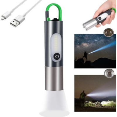 Lanterna de Camping 20cm cu Acumulator si Agatatoare Digital Thunder XST 836