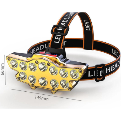 Lanterna de cap 12 LED COB 885 puternice Lanterna de cap 12 LED COB 885 puternice