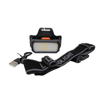 Lanterna de Cap 5225 cu 6 Moduri de iluminare reincarcabila prin USB Rectangulara