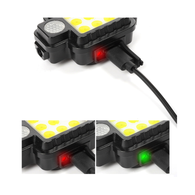 Lanterna de cap 9 LED COB/XPG KL533 5W 1000lm  USB magnet