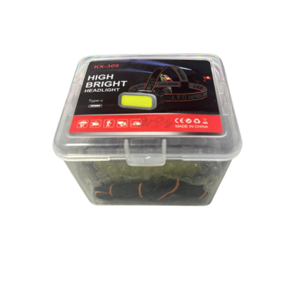 Lanterna de cap COB cu acumulator KX 309 cu led puternic