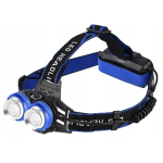 Lanterna de cap cu 2 Led-uri si 4 moduri de iluminare