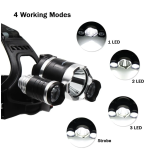 Lanterna de cap cu 3 LED reincarcabila R3000