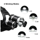 Lanterna de cap cu 3 LED reincarcabila R3000