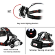 Lanterna de cap cu 3 LED reincarcabila R3000