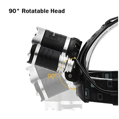 Lanterna de cap cu 3 LED reincarcabila R3000