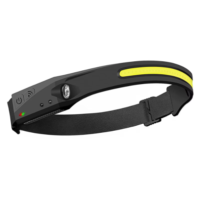 Lanterna de cap cu acumulator G28 frontala cu SENZOR de miscare banda leduri