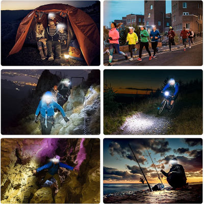 Lanterna de cap cu senzor de miscare LED COB model YT-200