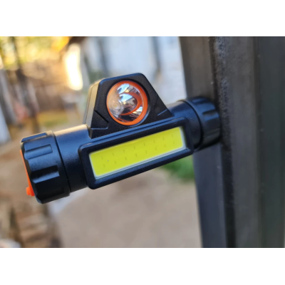 Lanterna de cap DUAL cu acumulator