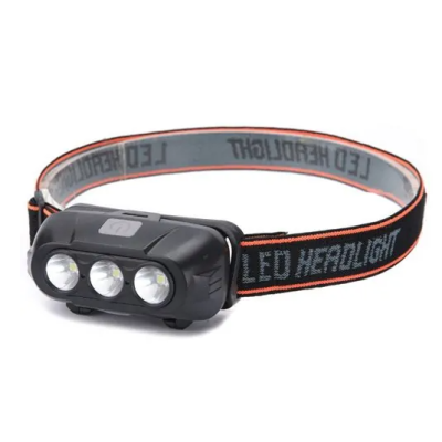 Lanterna de cap KX 214 cu 3 LED puternice