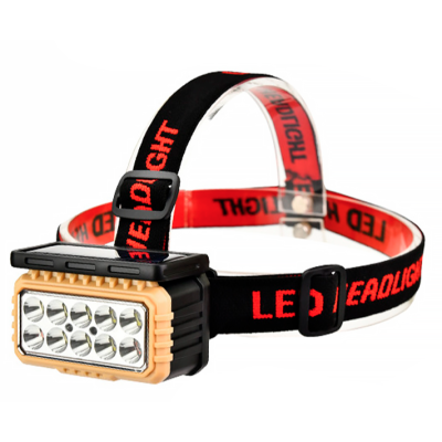 Lanterna de cap LY 806 cu panou solar si 10 leduri