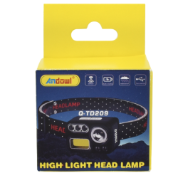 Lanterna de cap Q TD209 alimentare USB