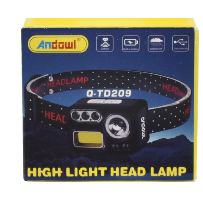 Lanterna de cap Q TD209 alimentare USB