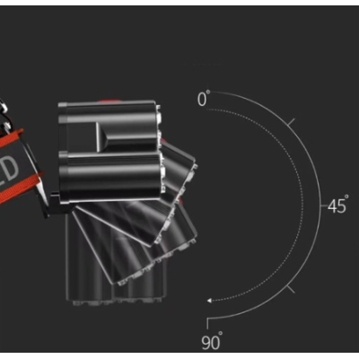 Lanterna de cap T26 cu 7 LED si 4 moduri iluminare USB