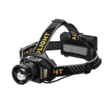 Lanterna de cap T503C cu 3 Acumulatori 18650 senzor miscare zoom lumina alba sau galbena Indicator Baterie