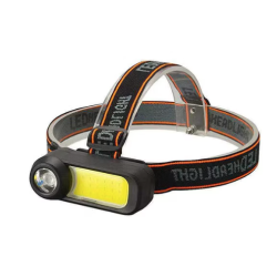 Lanterna de cap WH 1707 cu led XPE+COB ajustabila 90 de grade 2 moduri iluminare