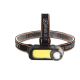 Lanterna de cap WH 1707 cu led XPE+COB ajustabila 90 de grade 2 moduri iluminare