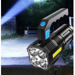 Lanterna de mana F-907 cu 4 LED si COB lateral