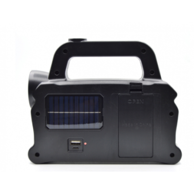 Lanterna de mana/Lampa HB6168 panou solar USB 10W