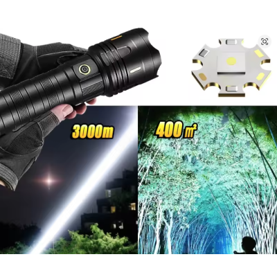 Lanterna de mana LED de mare putere ZSH X17 cu 4 moduri de iluminare