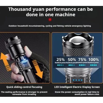 Lanterna de mana led telescopica reincarcabila L39