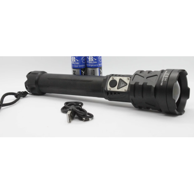 Lanterna de mana profesionala LED BL G206 P360 cu 5x zoom aluminiu