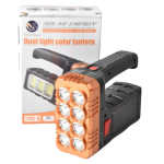 Lanterna de mana solara 7702 B cu Led SMD si incarcare USB OF