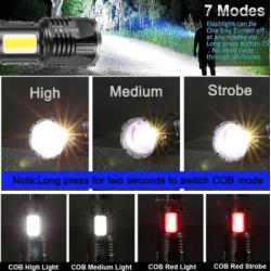 Lanterna de mana tip bec laser cu Led BX-P19