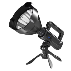 Lanterna de mana W5120 cu incarcare usb 4 moduri de iluminare power bank si trepied