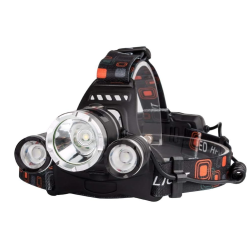 Lanterna frontala RJ 3000 Aluminiu Led 3 x CREE-XM-L T6 3000 Lumeni