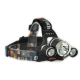 Lanterna frontala RJ 3000 Aluminiu Led 3 x CREE-XM-L T6 3000 Lumeni