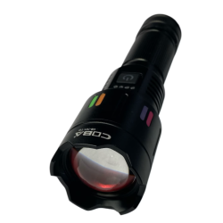 Lanterna LED din aluminiu COBA CB 701 cu baterie 9800mAh  incarcare USB Type C 5 moduri de iluminare