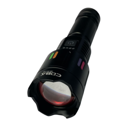 Lanterna LED din aluminiu COBA CB 701 cu baterie 9800mAh incarcare USB Type C 5 moduri de iluminare Lanterna LED din aluminiu COBA CB 701 cu baterie 9800mAh incarcare USB Type C 5 moduri de iluminare