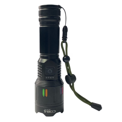 Lanterna LED din aluminiu COBA CB 701 cu baterie 9800mAh incarcare USB Type C 5 moduri de iluminare Lanterna LED din aluminiu COBA CB 701 cu baterie 9800mAh incarcare USB Type C 5 moduri de iluminare