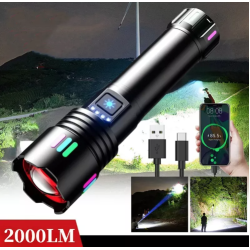 Lanterna LED L660 zoom telescopic reincarcabila 35W