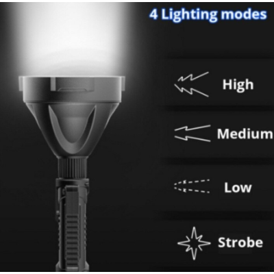 Lanterna multifunctionala W5119 incarcare USB LED 4 Moduri De Iluminat indicator baterie