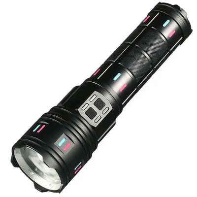 Lanterna Profesionala AK177 Incarcare Type C putere 60W indicator de incarcare cu 8 acumulatori