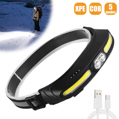 Lanterna profesionala de cap CH-500 ultra luminoasa