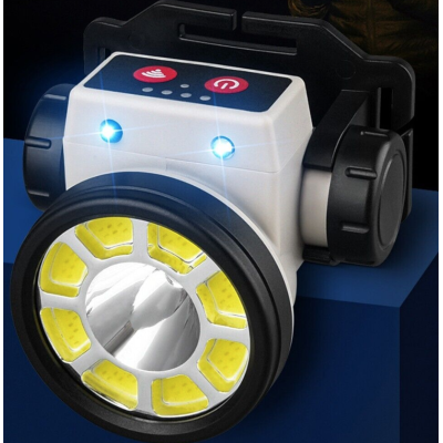 Lanterna puternica de cap LY 004 cu LED COB si senzor de miscare