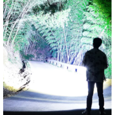 Lanterna puternica de mana ROMB LASER WICK 5800 lumeni si incarcare USB