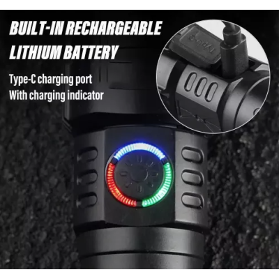 Lanterna reincarcabila LED 3 moduri iluminare type c zoom YD2319