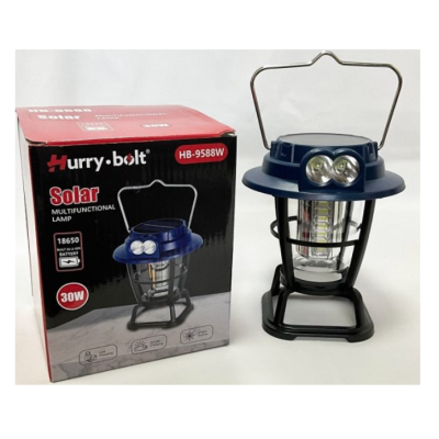 Lanterna Solara 30W pentru Camping HB 9588W