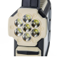 Lanterna solara HS-8029-7-A multifunctionala  cu 3 surse de lumină: 7 LED-uri SMD în față, 54 LED-uri SMS pe lateral, 3 mini panouri LED-uri pe lateral