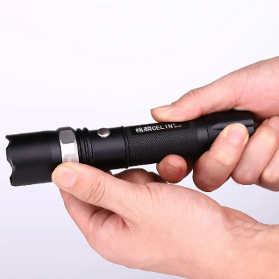 Lanterna SWAT led acumulator 4800 mAh rezistenta socuri si apa HA