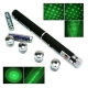 Laser Pointer Verde cu 12 Capete Interschimbabile si 2 Baterii Incluse - Tip Pix