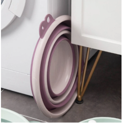 Lighean rotund pliabil 35cm ALBASTRU