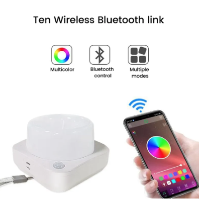 Lumina de noapte LED RGB Bluetooth cu control prin aplicatie