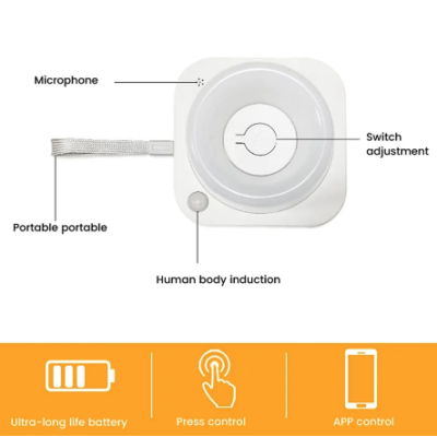 Lumina de noapte LED RGB Bluetooth cu control prin aplicatie