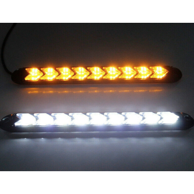 Lumini de Zi Led Auto cu Semnalizare Dinamica pentru Grila