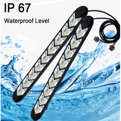 Lumini de Zi Led Auto cu Semnalizare Dinamica pentru Grila